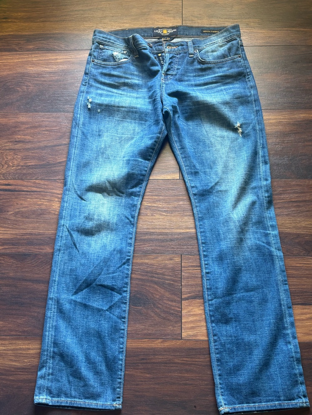 Lucky Brand Jeans Womenβs 8/29 Reg. Sienna Tomboy Low Rise Button Fly